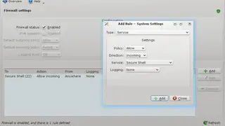 ufw KDE screenshot