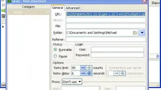 uGet screenshot