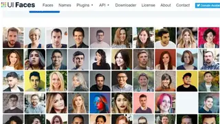 uiFaces screenshot