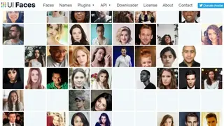 uiFaces screenshot