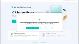 UltFone iOS System Repair screenshot