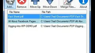 Ultra PDF Merger screenshot