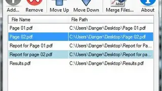 Ultra PDF Merger screenshot