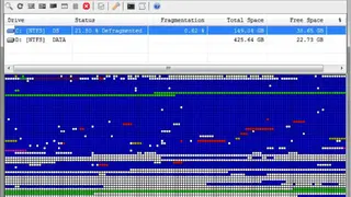 UltraDefrag screenshot