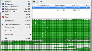 UltraDefrag screenshot