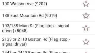UMass BusTrack screenshot
