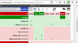uMatrix screenshot