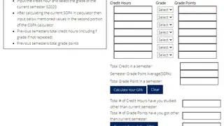 UMT CGPA-Calculator screenshot