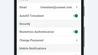 Unanet screenshot