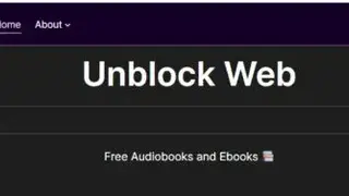 Unblockweb screenshot
