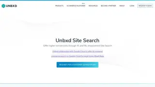 Unbxd Commerce Search screenshot