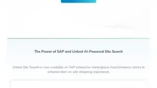 Unbxd Commerce Search screenshot