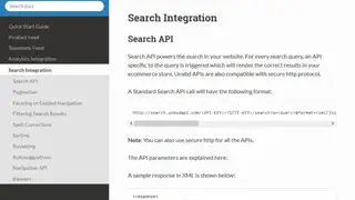 Unbxd Commerce Search screenshot
