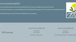 UncensoredDNS screenshot