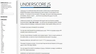 Underscore Templates screenshot