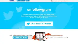 Unfollowgram screenshot