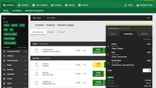 Unibet screenshot