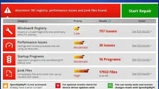 Uniblue Speedupmypc screenshot