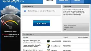 Uniblue Speedupmypc screenshot