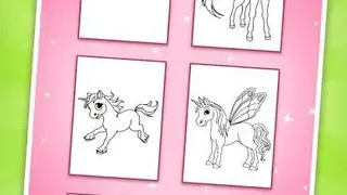 Unicorn coloring book for kids screenshot