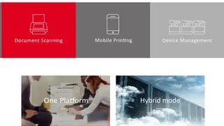 uniFLOW screenshot