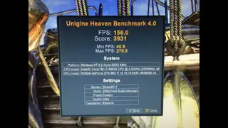 UNIGINE Benchmarks screenshot