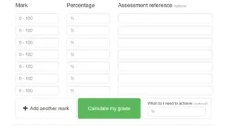 Unigradecalc screenshot