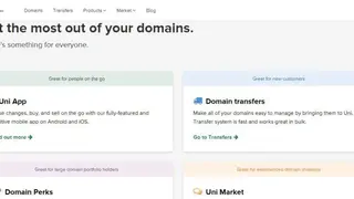 Uniregistry screenshot