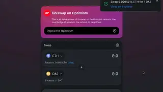 Uniswap screenshot