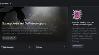 Uniswap screenshot