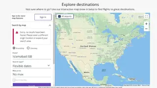 United Airlines screenshot