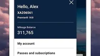 United Airlines screenshot