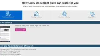 Unity Document Suite screenshot