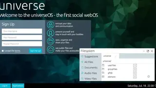 universeOS screenshot