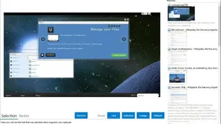 universeOS screenshot