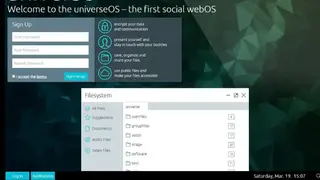 universeOS screenshot
