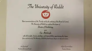 University of Reddit screenshot