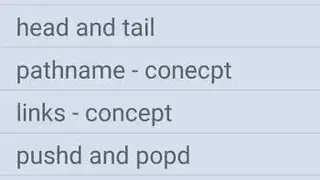 Unix/Linux CLI Commands screenshot