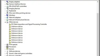Unknown Device Identifier screenshot