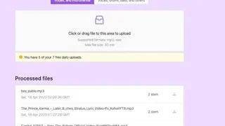 Unmix screenshot