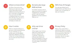 Unrar Online screenshot