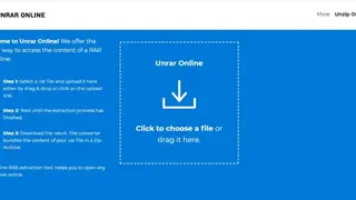 Unrar Online screenshot