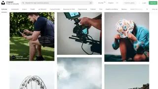 Unsplash screenshot