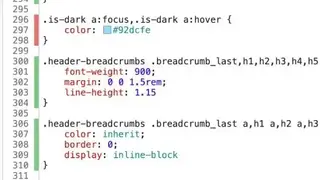 Unused CSS screenshot