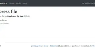 Unzip-Online screenshot
