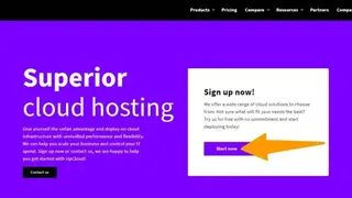 UpCloud screenshot