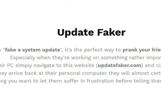 Update Faker screenshot