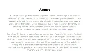 Update Faker screenshot