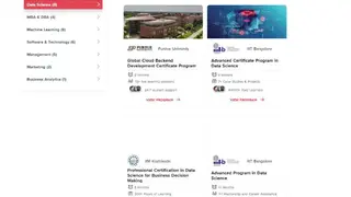 UpGrad screenshot
