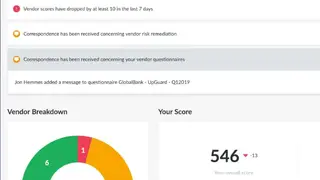 UpGuard Vendor Risk screenshot